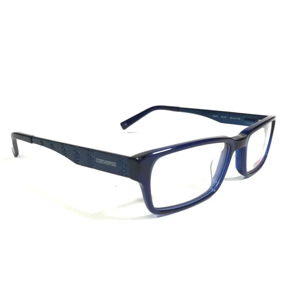 Converse Eyeglasses Frames YIKES BLUE Rectangular Full Rim 50-16-130